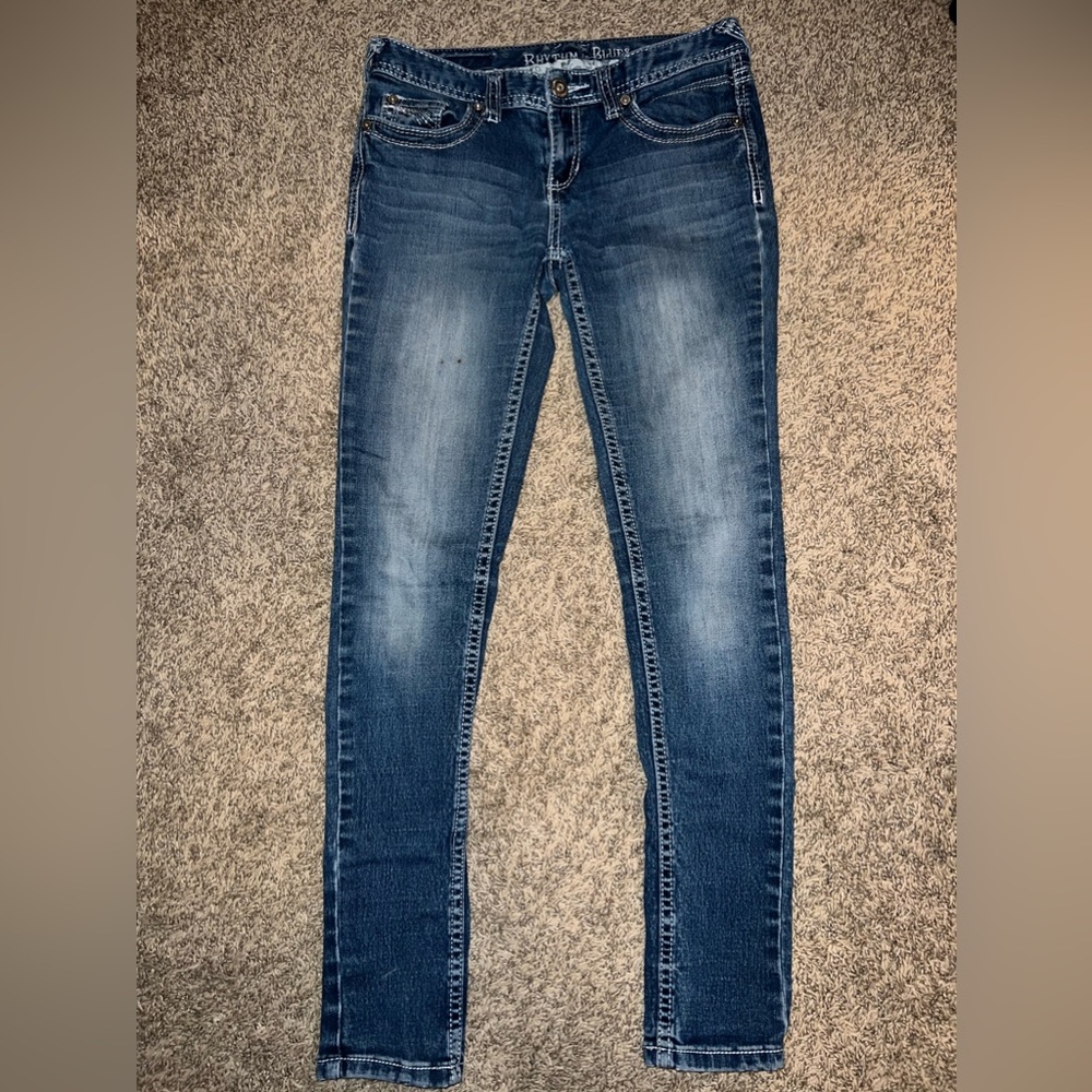 Rhythm in Blues skinny jeans